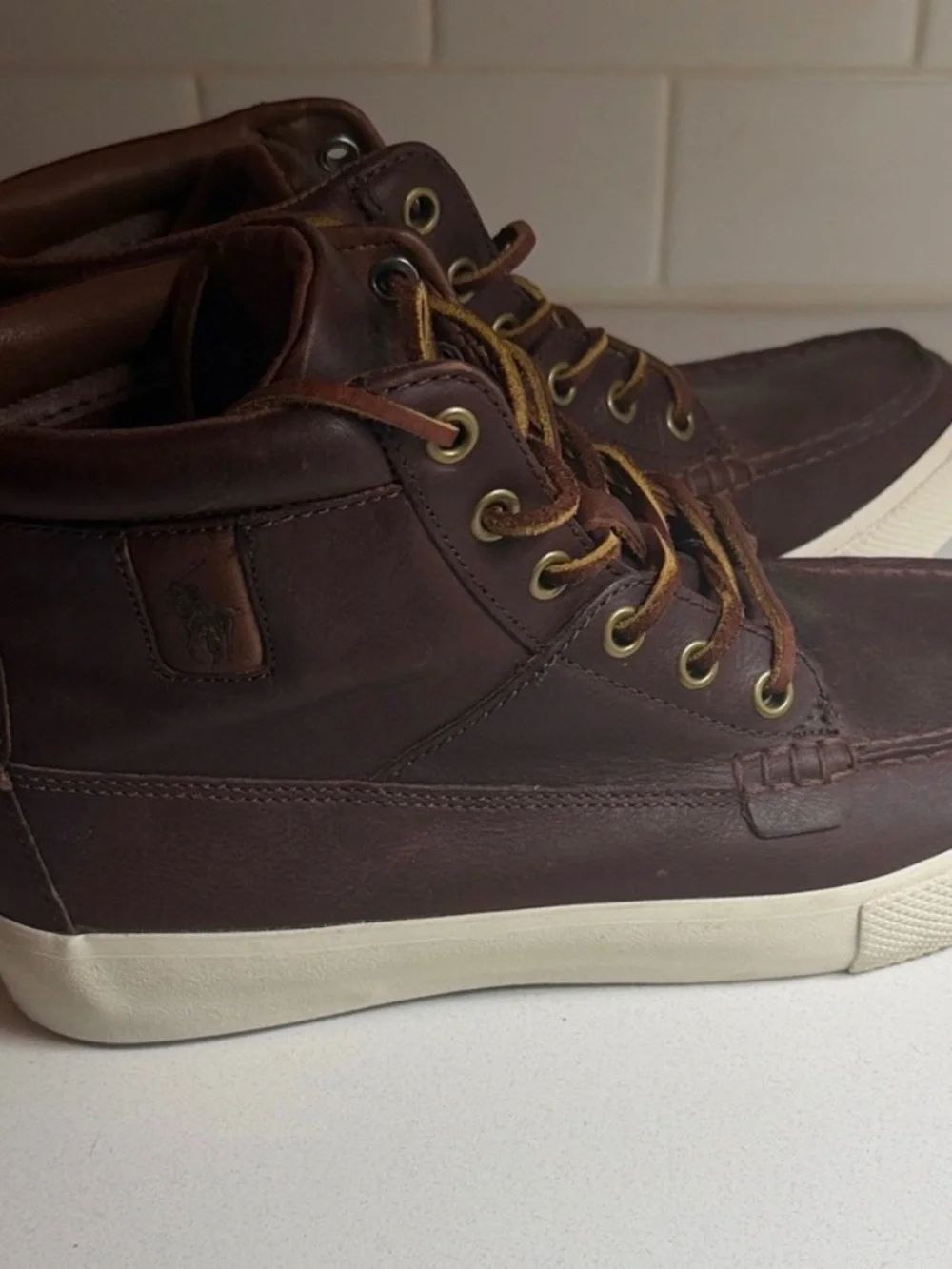 Polo by Ralph Lauren Brown Leather Chukka Boots - Never Worn